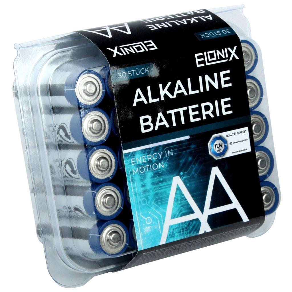 BATTERIE ELONIX ALKALINE BATTERIE AA 30