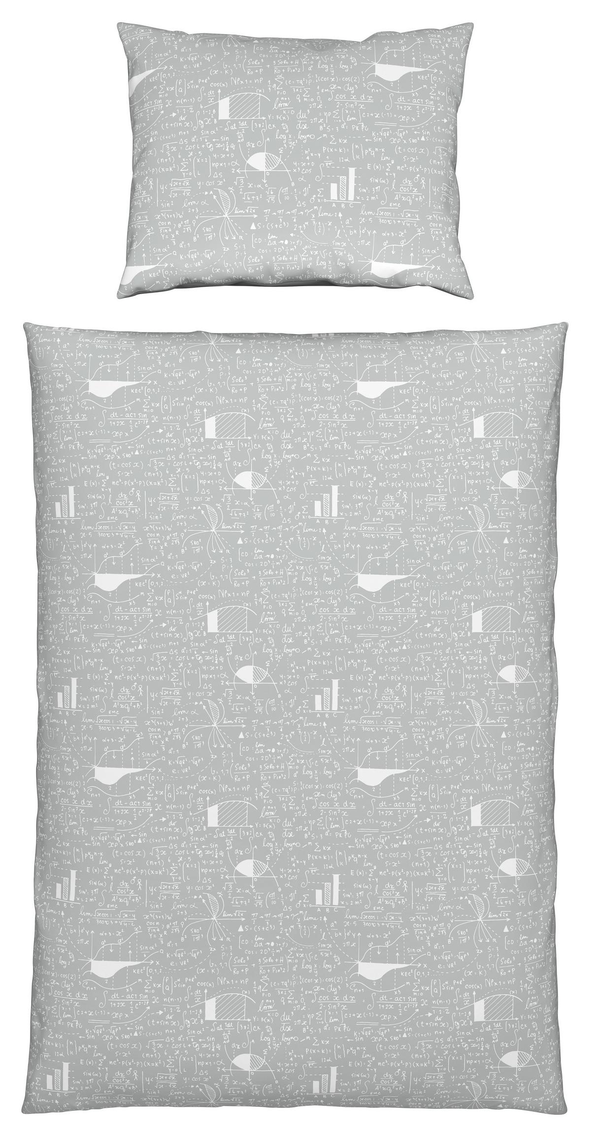 OBOJSTRANNÁ POSTEĽNÁ BIELIZEŇ Sheldon wende, 140/200 cm - sivá, textil (140/200cm) - Modern Living