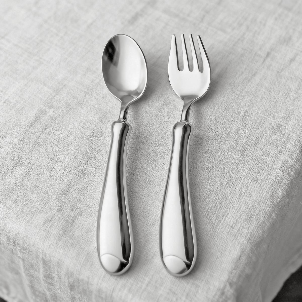 KINDERBESTECK TINY - Silberfarben, Basics, Metall (21/16/3cm) - Berndorf