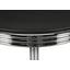 Bartisch American Diner D: 60cm Schwarz - Silberfarben/Schwarz, MODERN, Holzwerkstoff/Textil (60/60/68cm) - Livetastic Bartisch American Diner D: 60cm Schwarz - Silberfarben/Schwarz, MODERN, Holzwerkstoff/Textil (60/60/68cm) - Livetastic