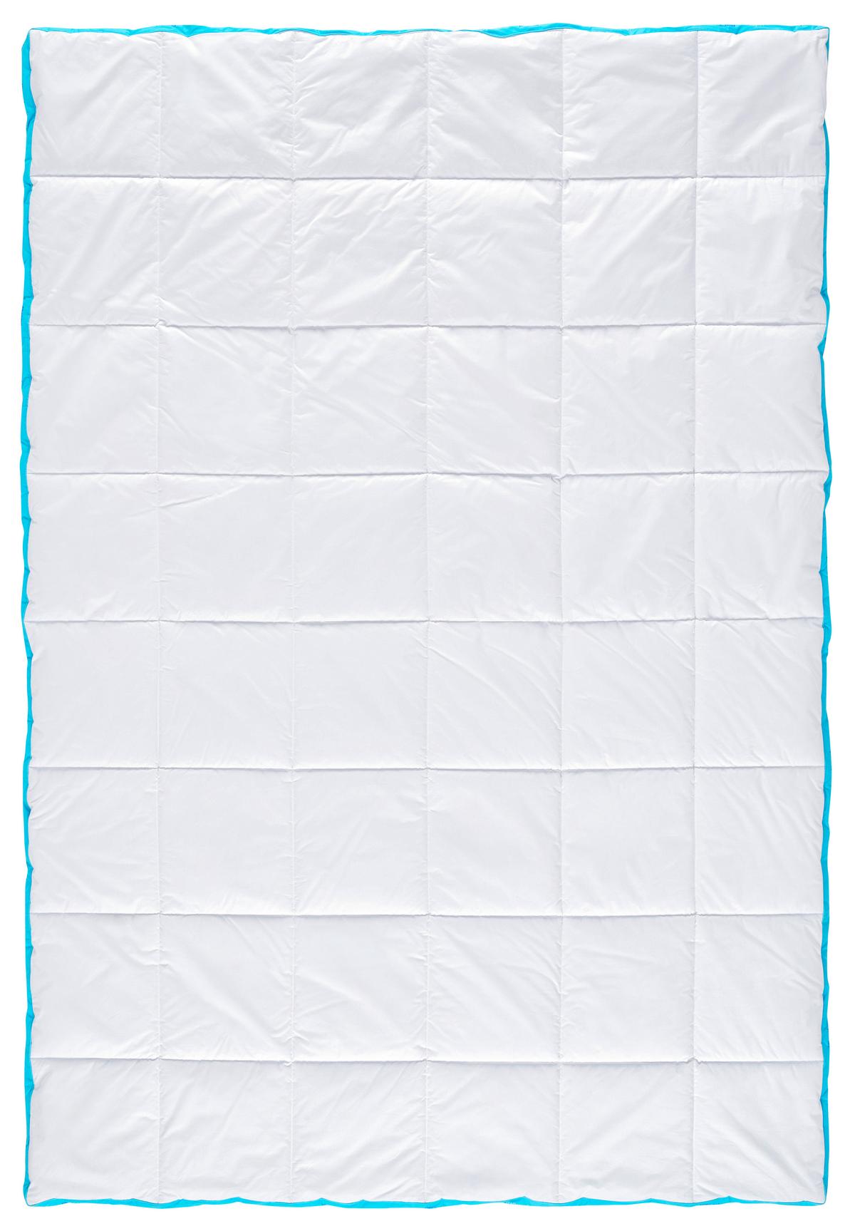 Dvojitá přikrývka Wellness, 135-140/200cm - bílá, Trend, textil (135-140/200cm) - Nadana