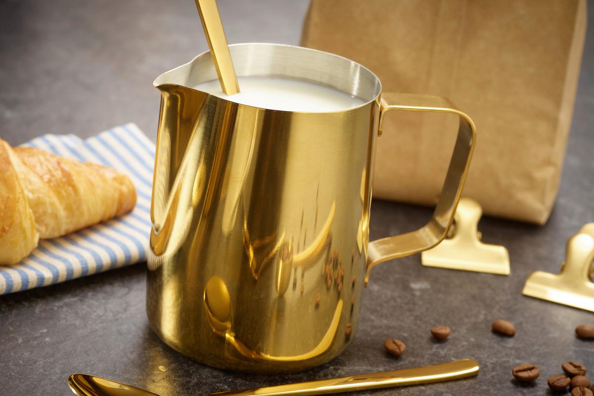 Kaffeeset Cosme - Goldfarben, Basics, Metall - Echtwerk