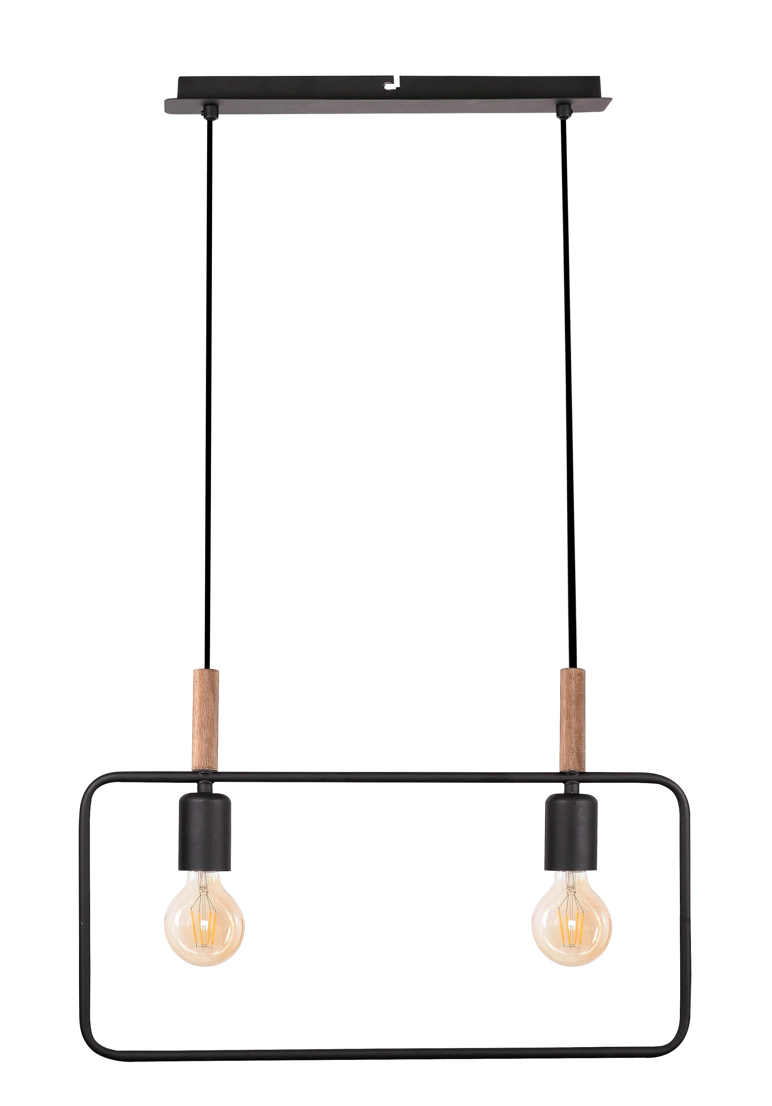 Hängeleuchte 32-73518 - Schwarz, Design, Metall (50/6/110cm)
