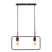 Hängeleuchte 32-73518 - Schwarz, Design, Metall (50/6/110cm)