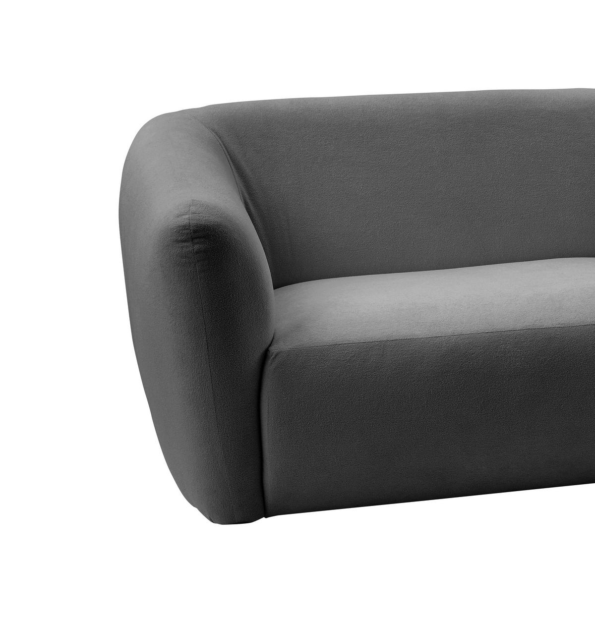 Ecksofa Jesi, Anthrazit S: 276x182 Cm - Anthrazit/Schwarz, MODERN, Textil (276/182cm) - Livetastic