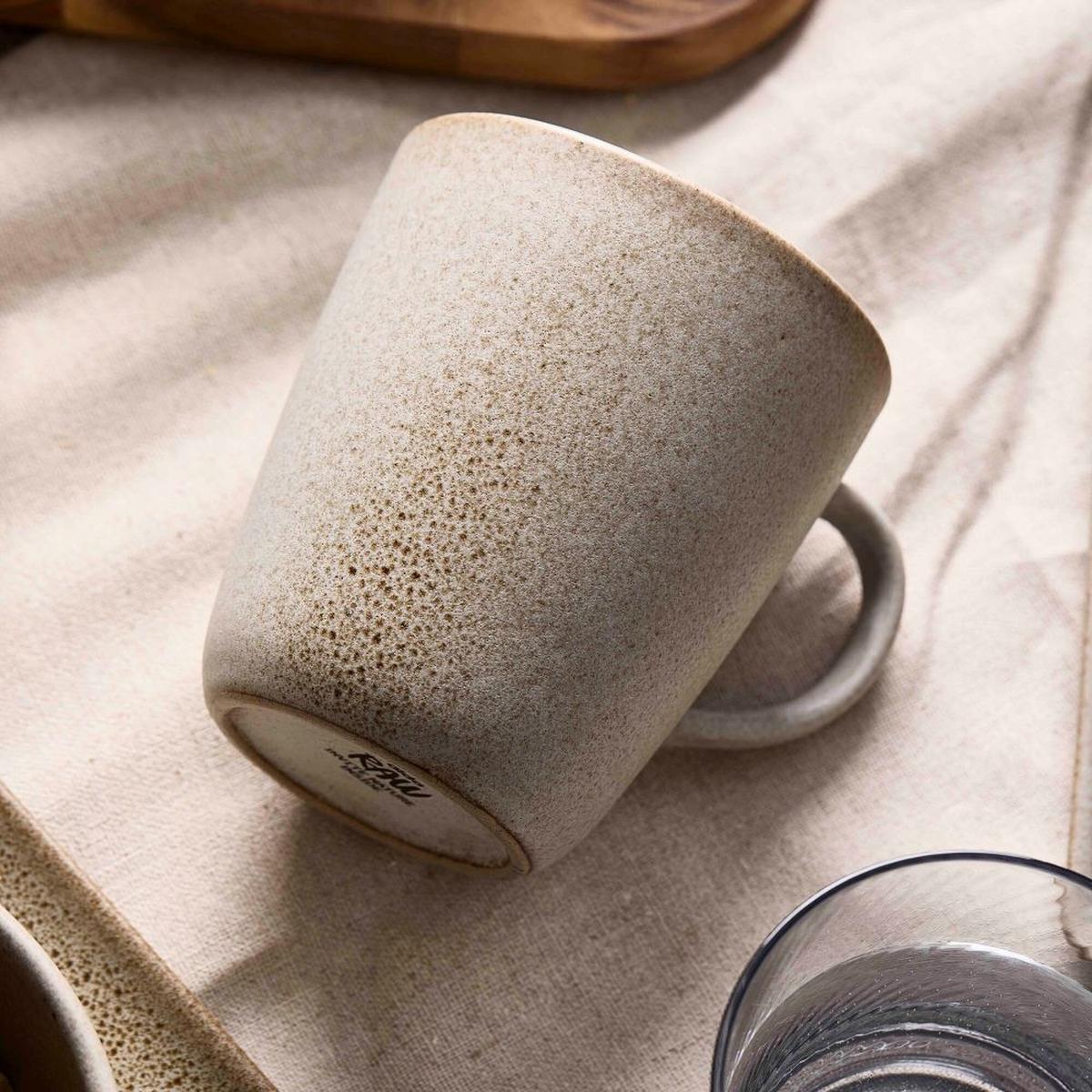 Tassenset Aida Steinzeug, 6tlg. - Beige, Basics, Keramik (350ml) - Aida