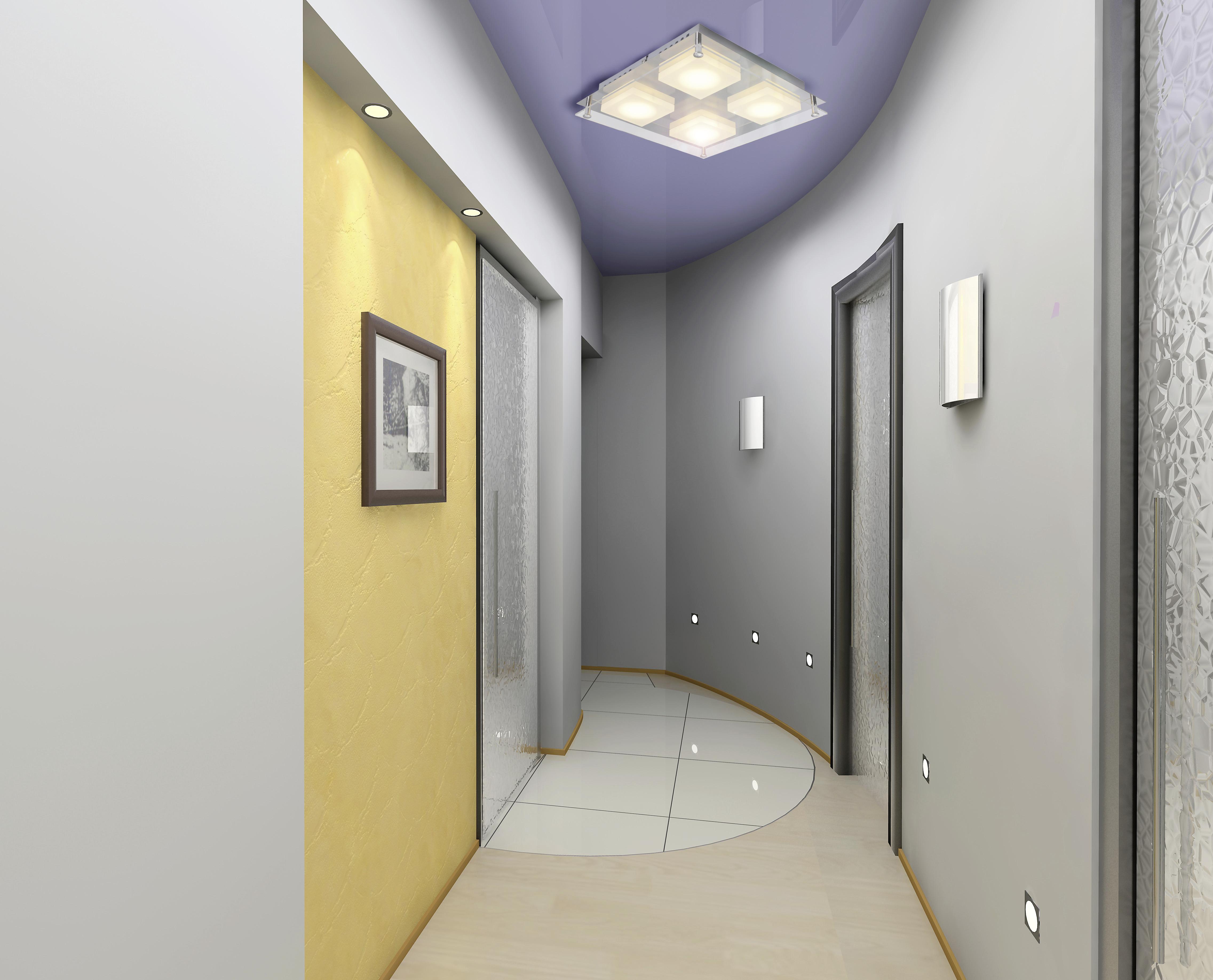 LED-Deckenleuchte L: 24 cm Quadratisch - Chromfarben, Design, Kunststoff/Metall (24/24/4,7cm) - Näve