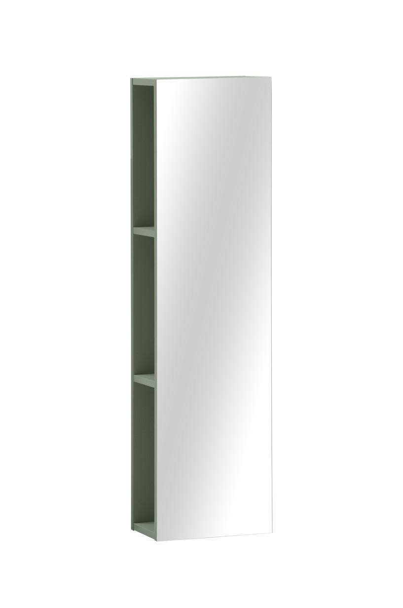REGAL Piazza Grün B: 30cm - Grün, Design, Glas/Holzwerkstoff (30/110,6/19,6cm) - MID.YOU
