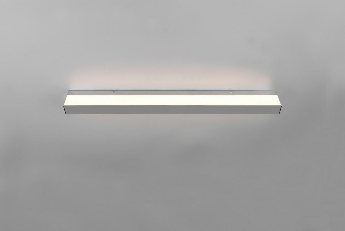 Led Bad-Wandleuchte Rocco Ip44 Warmweiß/Tageslichtweiß - Chromfarben/Weiß, Basics, Kunststoff/Metall (3,6/90/8cm) - Trio Leuchten