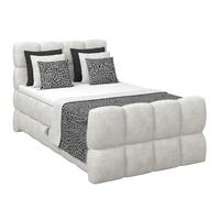Boxspringbett Brisbane inkl. Bettkasten 120x200 - Creme/Schwarz, Trend, Holz/Holzwerkstoff (120/200cm) - Sembella