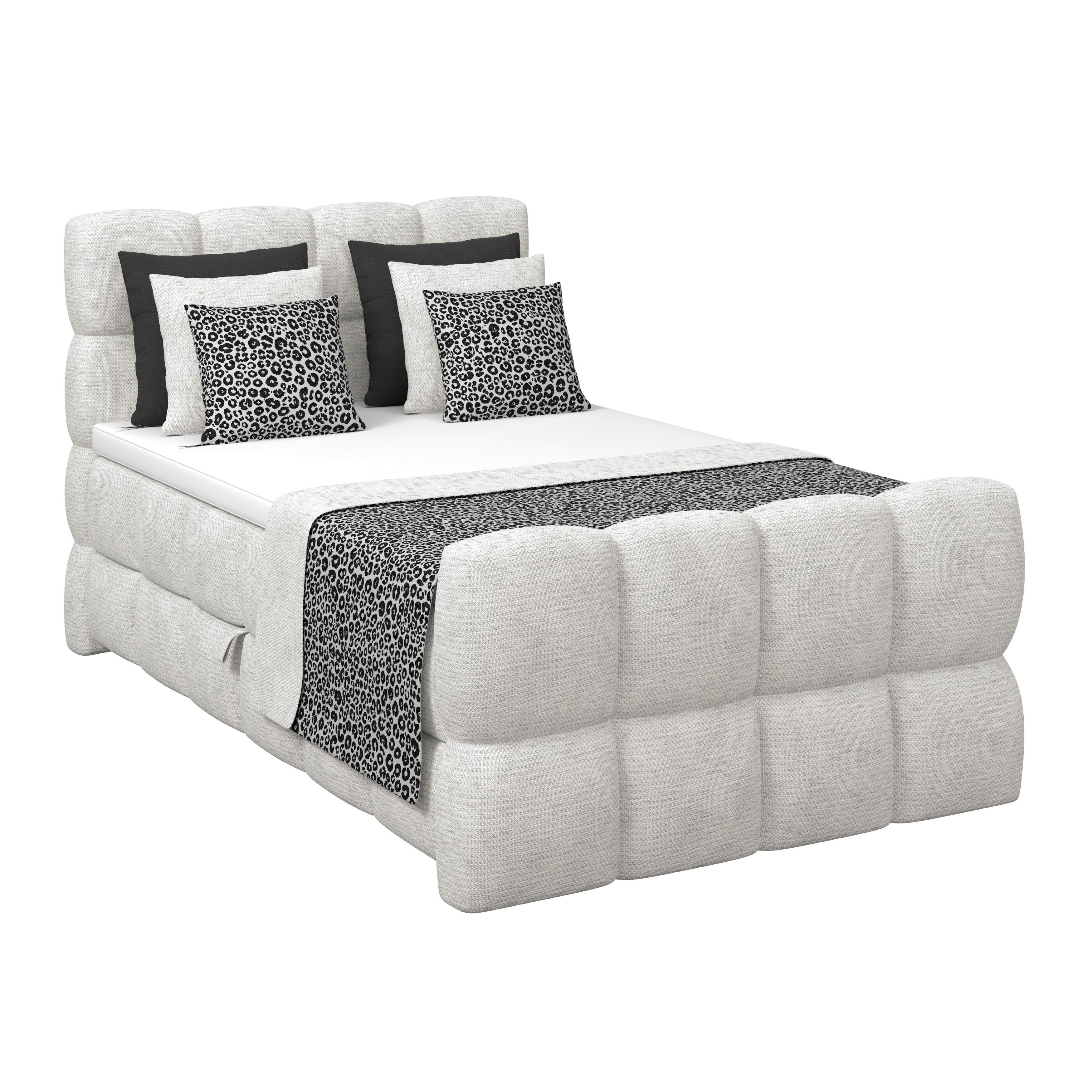 Boxspringbett Brisbane inkl. Bettkasten 140x200