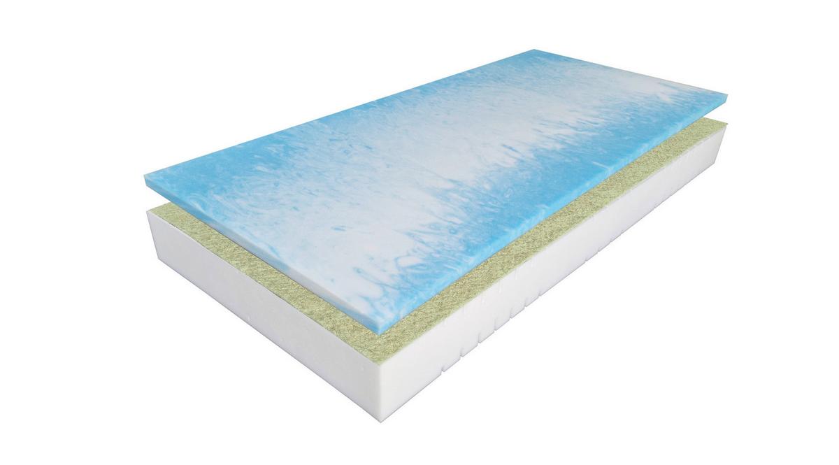 Hanfmatratze Hempysleep mittelfest 200x100 - Textil (200/100cm)