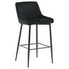 Barhocker-set Plaza Schwarz B: 48 Cm - Schwarz, Design, Kunststoff/Textil (48/105/57cm) - Livetastic