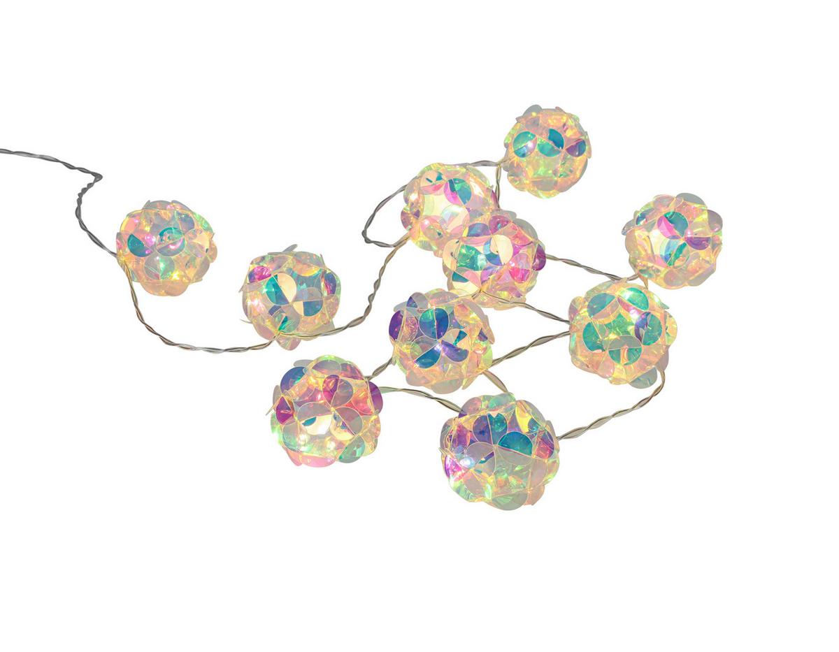 SVĚTELNÝ ŘETĚZ LIEBE - průhledné/perleť, Moderní, plast (165cm) - Mömax