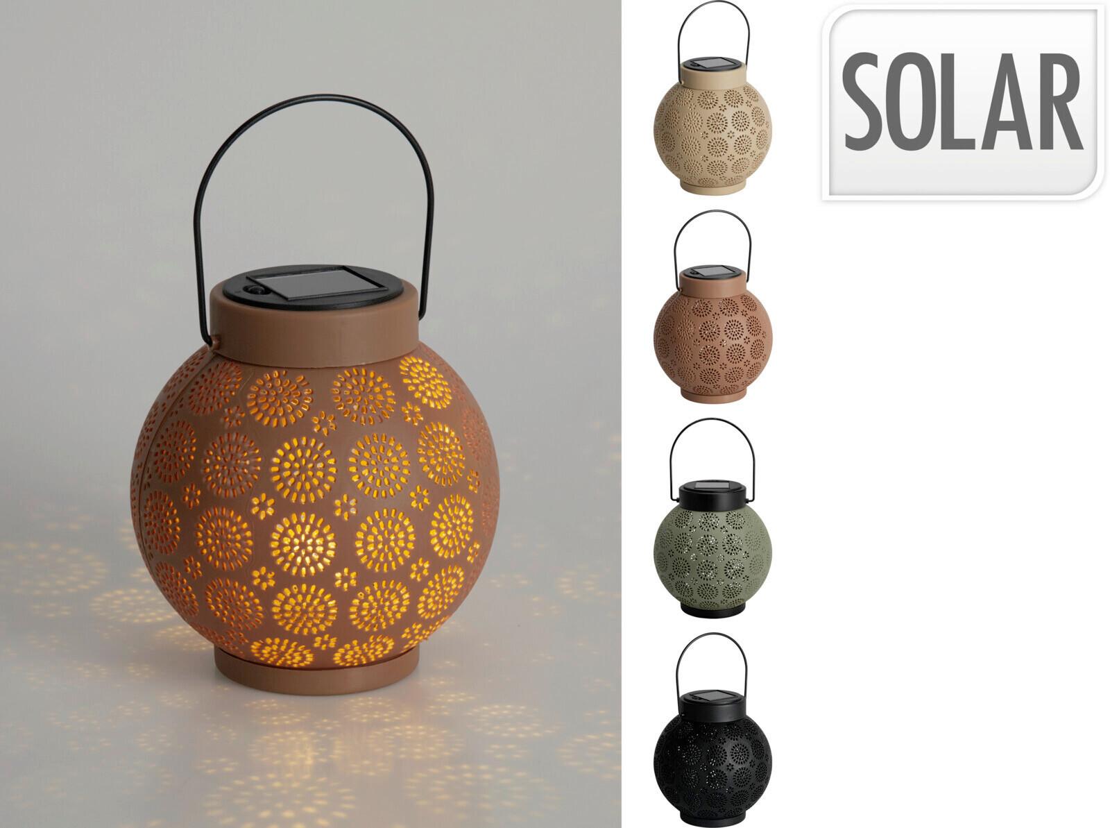 SOLARLEUCHTE DX3000210 - Terracotta/Creme, Basics, Kunststoff (15/15,5cm)
