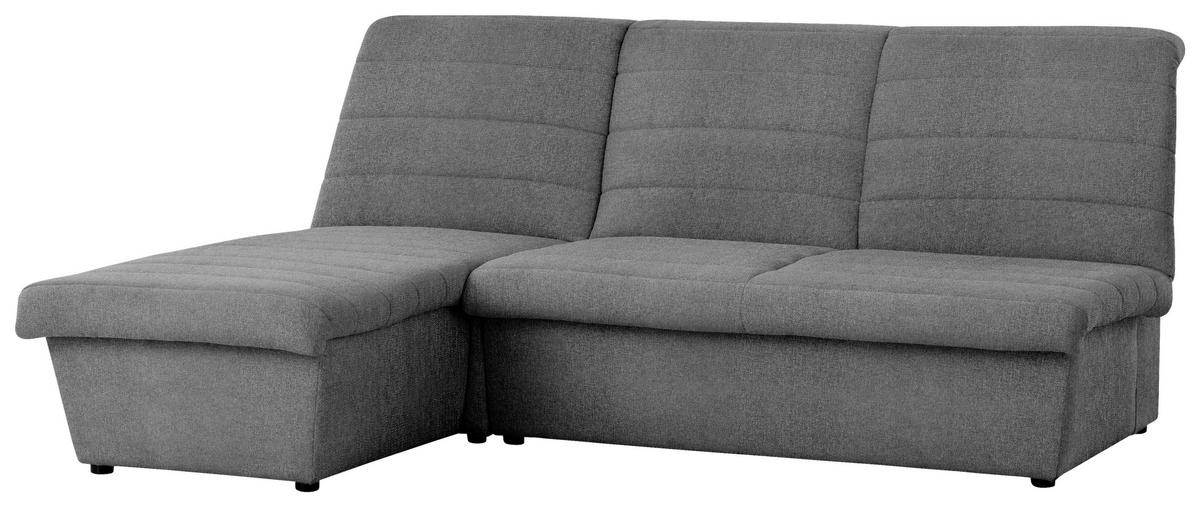 Ecksofa Looks Viii - Graubraun/Schwarz, Design, Textil (168/214cm) - LOOKS by W.Joop