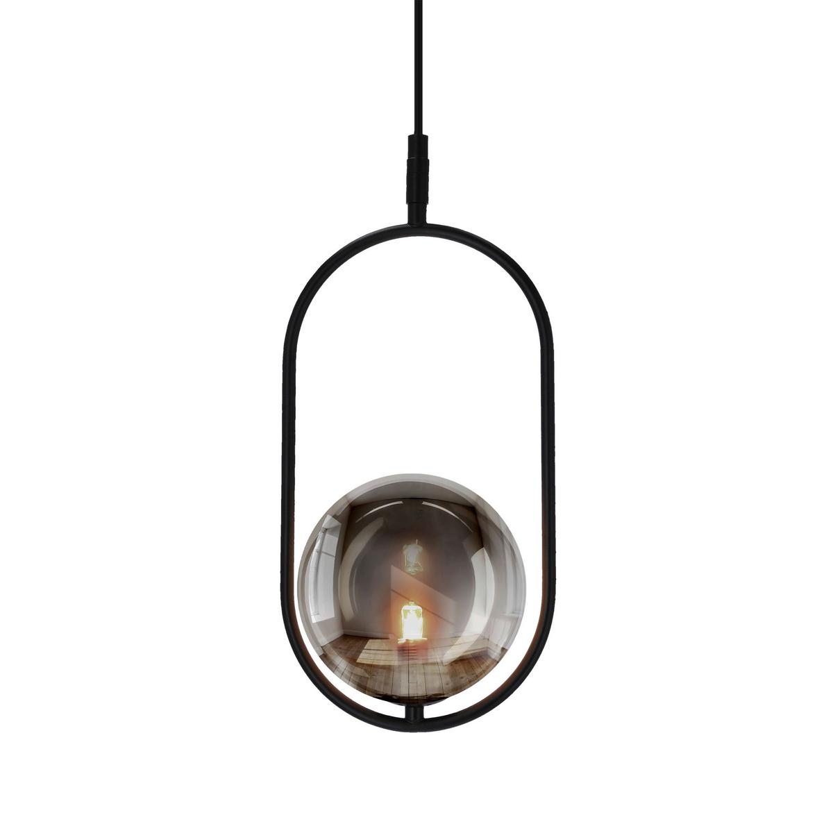 Pendelleuchte 31-44068 Cordel - Graphitfarben/Schwarz, Design, Metall (18.5/14/120cm)