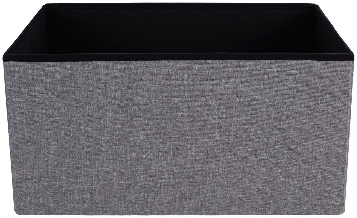 SEDACÍ BOX FRANZ 2 - šedá, Moderní, dřevo/textil (70/38/38cm) - Based