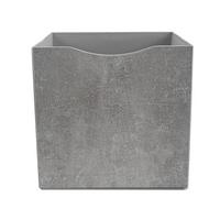 Skládací krabice BETTY - šedá, Konvenční, kompozitní dřevo/textil (33/33/32cm) - Mömax