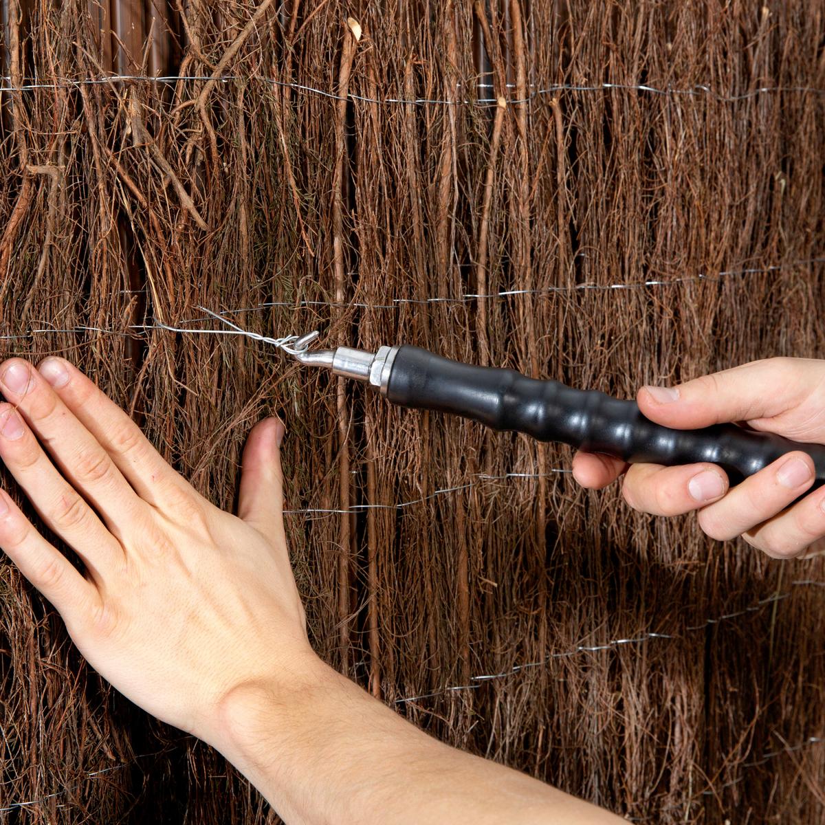 Sichtschutz Bdb Eco Braun - Braun, Basics, Naturmaterialien (300/100cm)