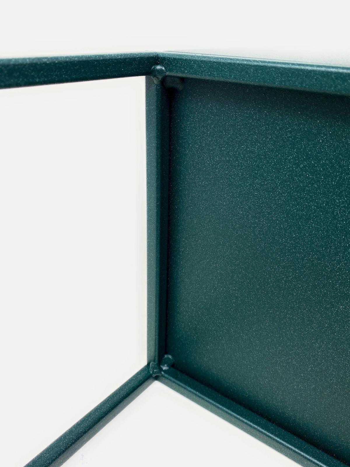 Blumenständer Metall Smaragd- Grün Bxhxt: 19x47x19 Cm - Smaragdgrün, Basics, Metall (19/47/19cm)