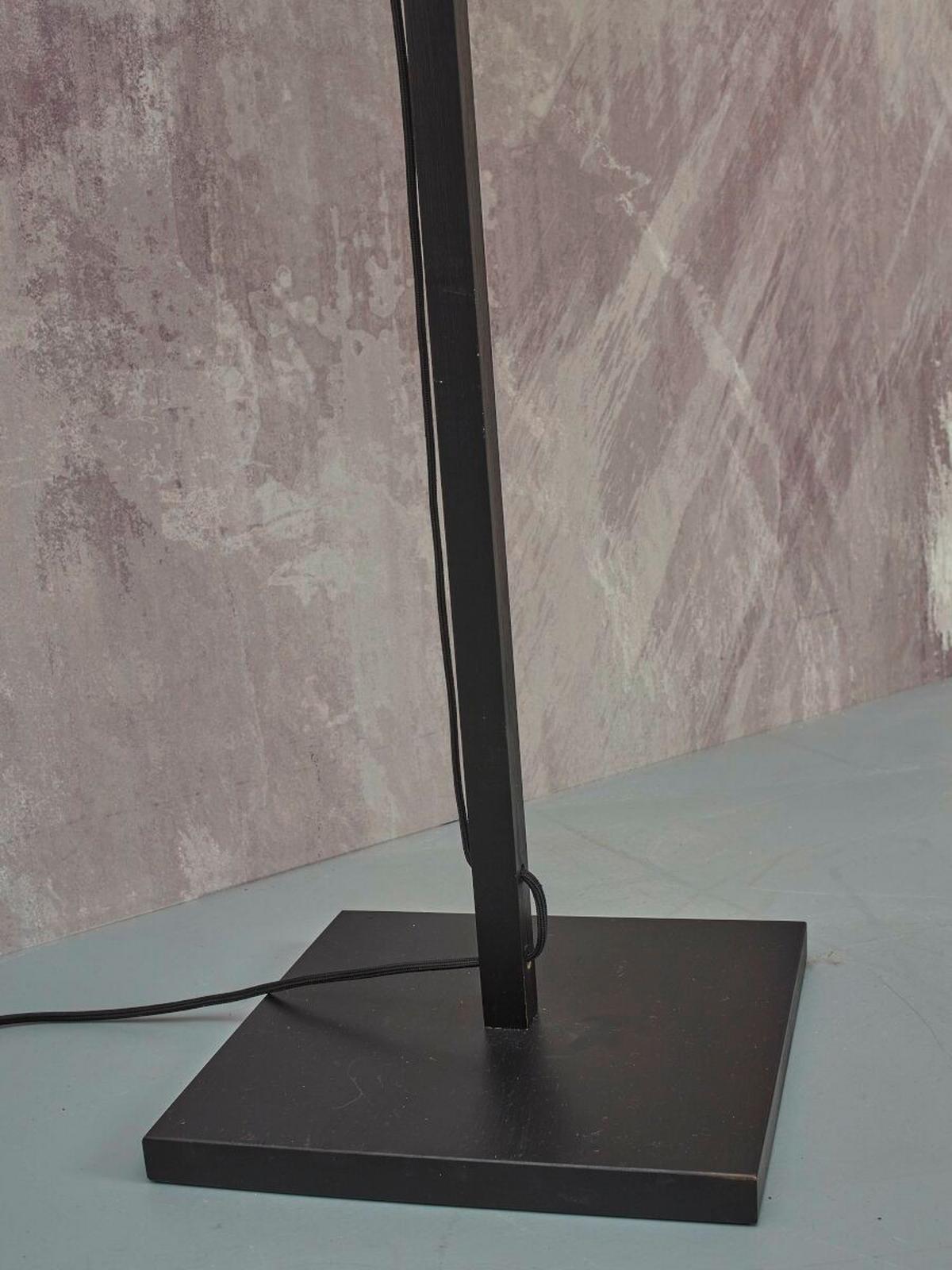 Stehleuchte Bhutan/fs/fj/b/2520/bn - Schwarz/Naturfarben, Trend, Holz (25/130cm) - Good & Mojo