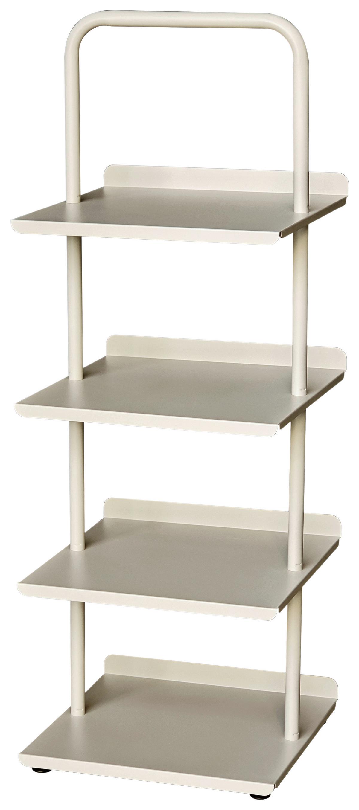 REGÁL JULIA -EXKLUSIV- - čierna/kašmírová, Modern, kov/plast (34/96/32cm) - Mömax