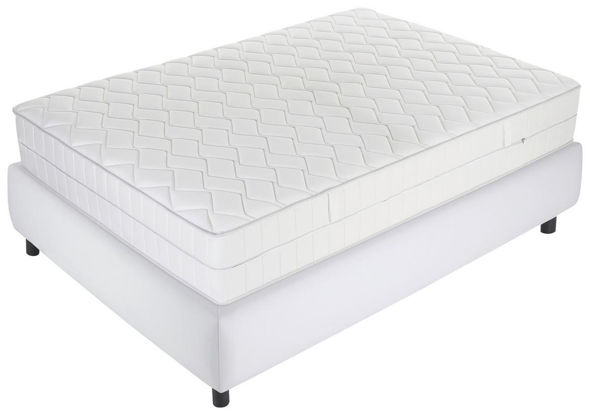 Kaltschaummatratze Luxus 140x200 Cm H2/h3 H: 29 Cm - Weiß, Basics, Textil (140/200cm) - MID.YOU