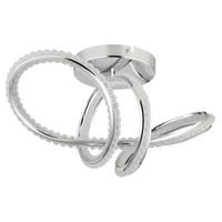 LED-Deckenleuchte 2700-6000k. 40w - Klar/Chromfarben, Design, Kunststoff/Metall (50/25/25cm) - Globo