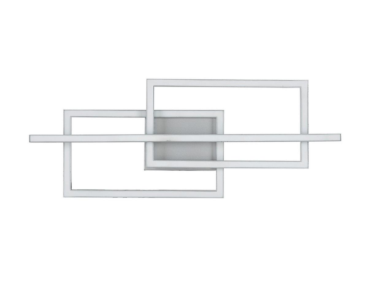 Stropní LED svítidlo BIOLI - barvy stříbra/barvy chromu, Moderní, kov/plast (63/24,5/7,7cm) - Mömax
