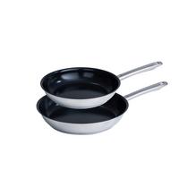 Pfannenset Allura - Edelstahlfarben, Basics, Metall (48/29,2/10cm) - Kelomat