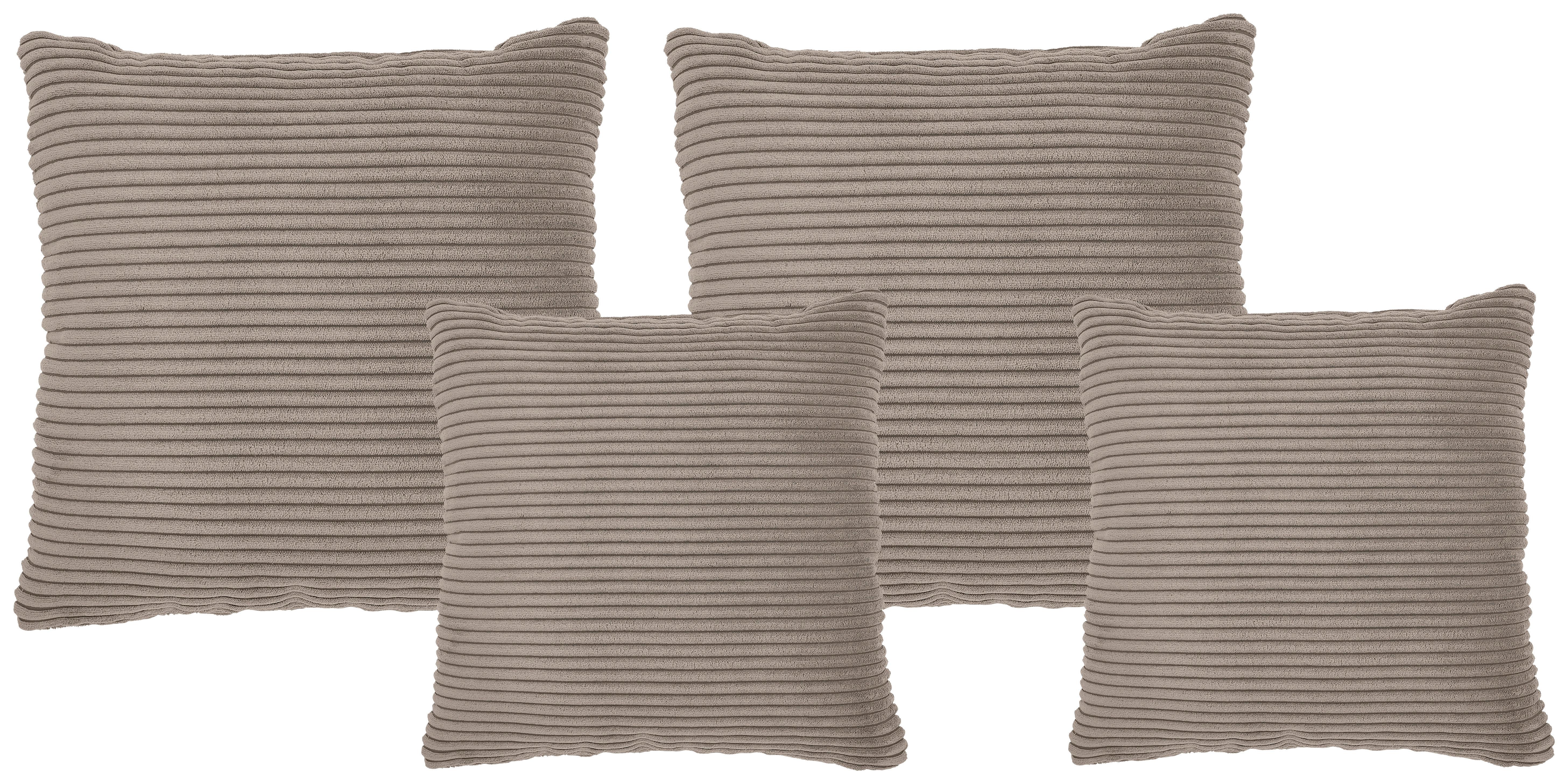 Zierkissenset Vouge Taupe, 4 Stück, B: 42 Cm