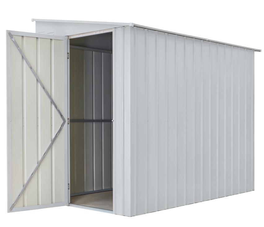 Gerätehaus ohne Boden 155x203x242 cm - Silberfarben, Basics, Metall (155/203/242cm)