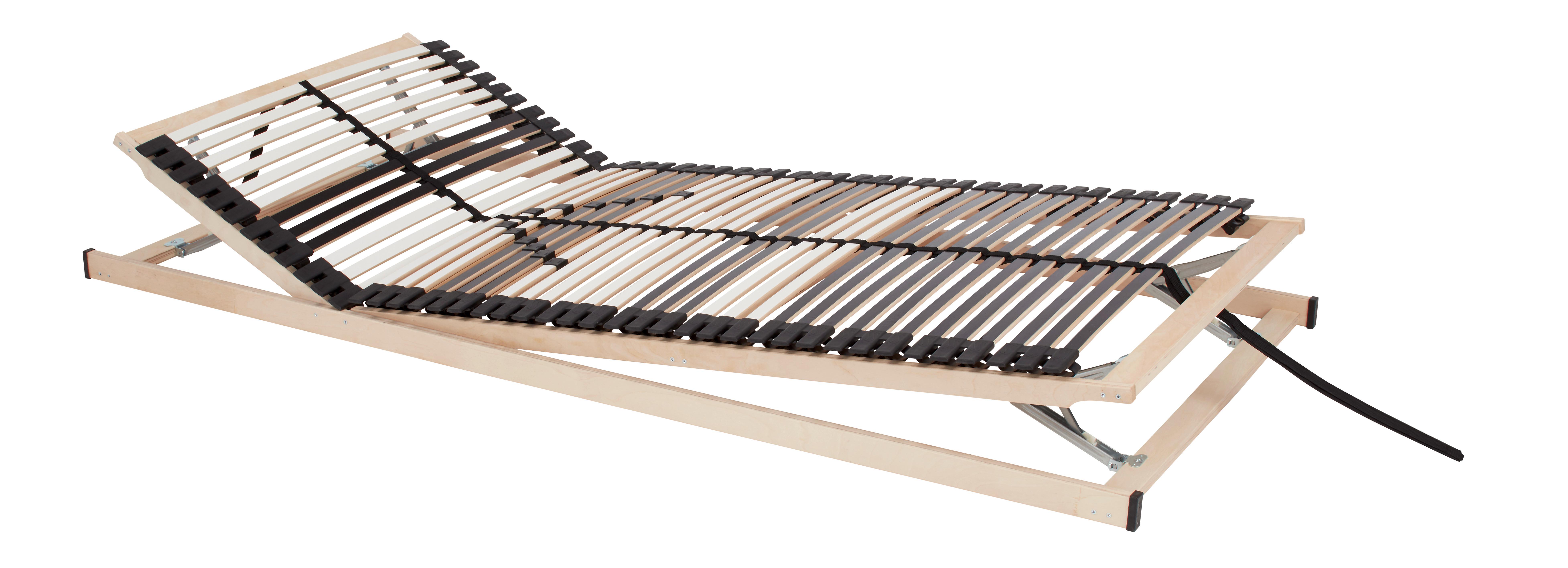 Lamenový rošt COMFORT KF - bílá/černá, dřevo (90/200cm) - Primatex