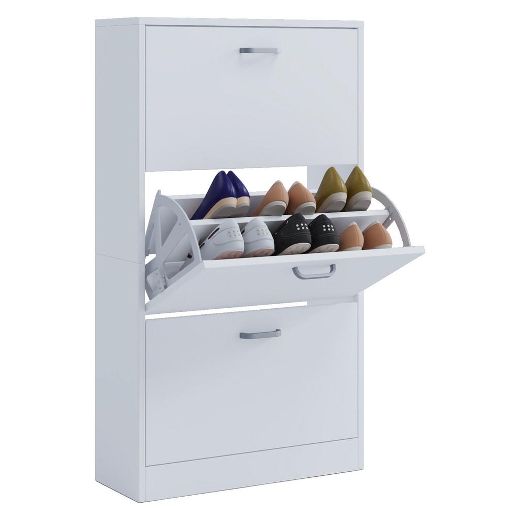 Schuhkipper Sipos L 3 Klappen 18 Paar Weiß B: 59 cm
