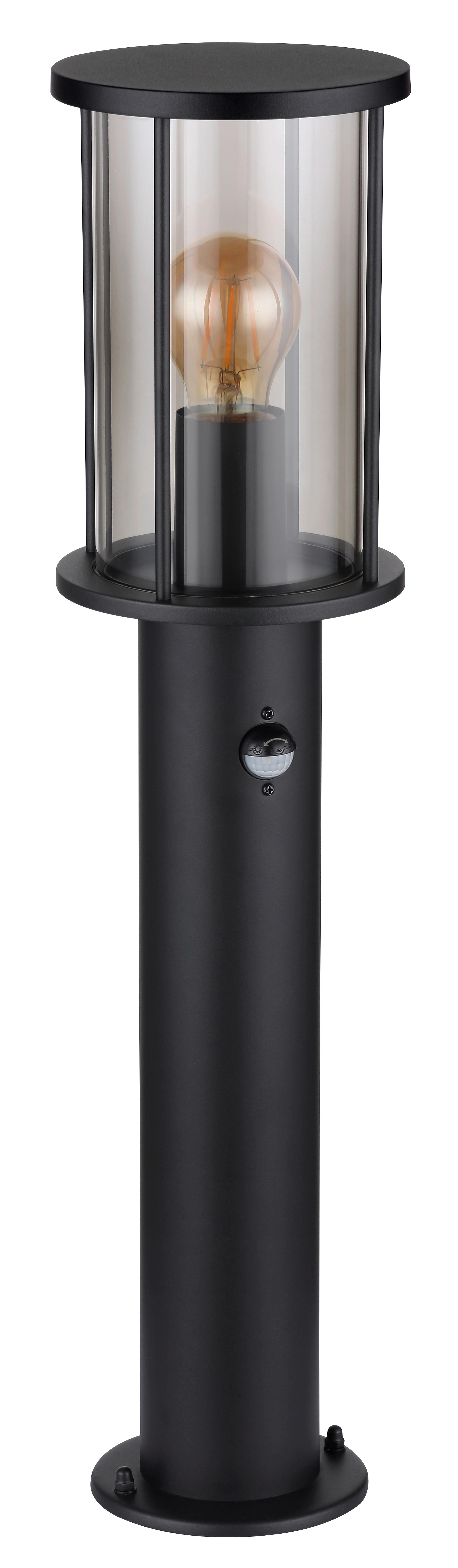 Außenleuchte 31362s - Schwarz, KONVENTIONELL, Glas/Metall (14,3/60cm) - Globo