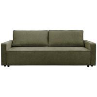 Rozkladacia pohovka NERA, zelená tk. MATANA - zelená, Modern, textil/plast (232/90/100cm)