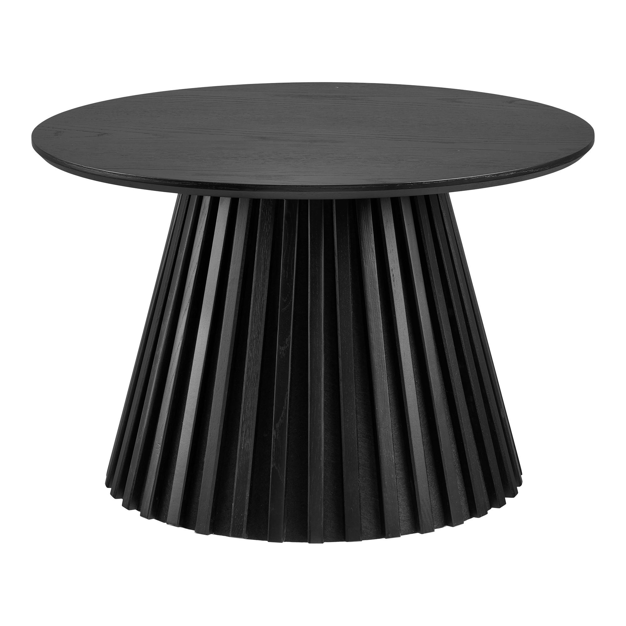 Couchtisch Osaka Schwarz B: 70cm - Schwarz, Design, Holz/Textil (70/70/45cm) - MID.YOU