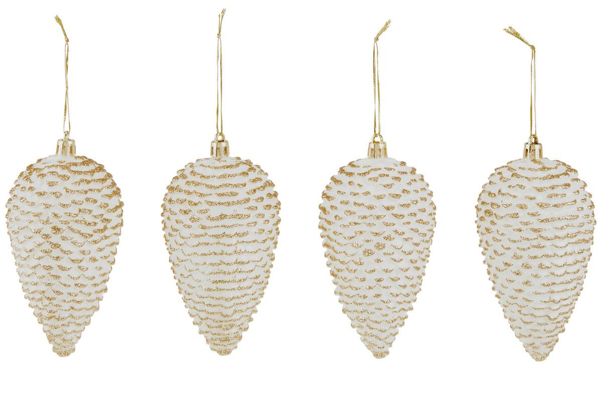 Függődísz Zapen - aranyszínű/ezüstszínű, Basics, műanyag (12cm) - Luca Bessoni