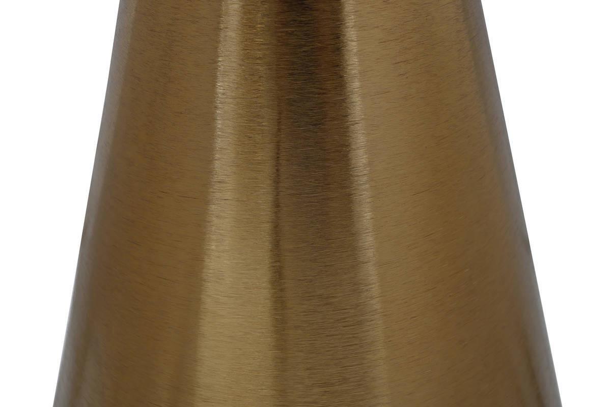 Beistelltisch Art Deco Goldfarben - Goldfarben, Trend, Metall (46/46/45cm) - Kayoom