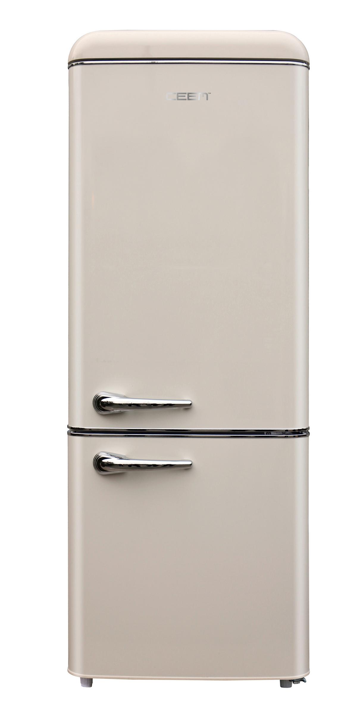 Kühl-gefrier-kombination Ceem Bfr 205 - Creme, Basics, Metall (54,5/149,5/58cm) - CEEM