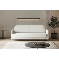 Schlafsofa Cloudy Creme B: 221 cm - Creme, Design, Textil (221/87/84cm) - MID.YOU
