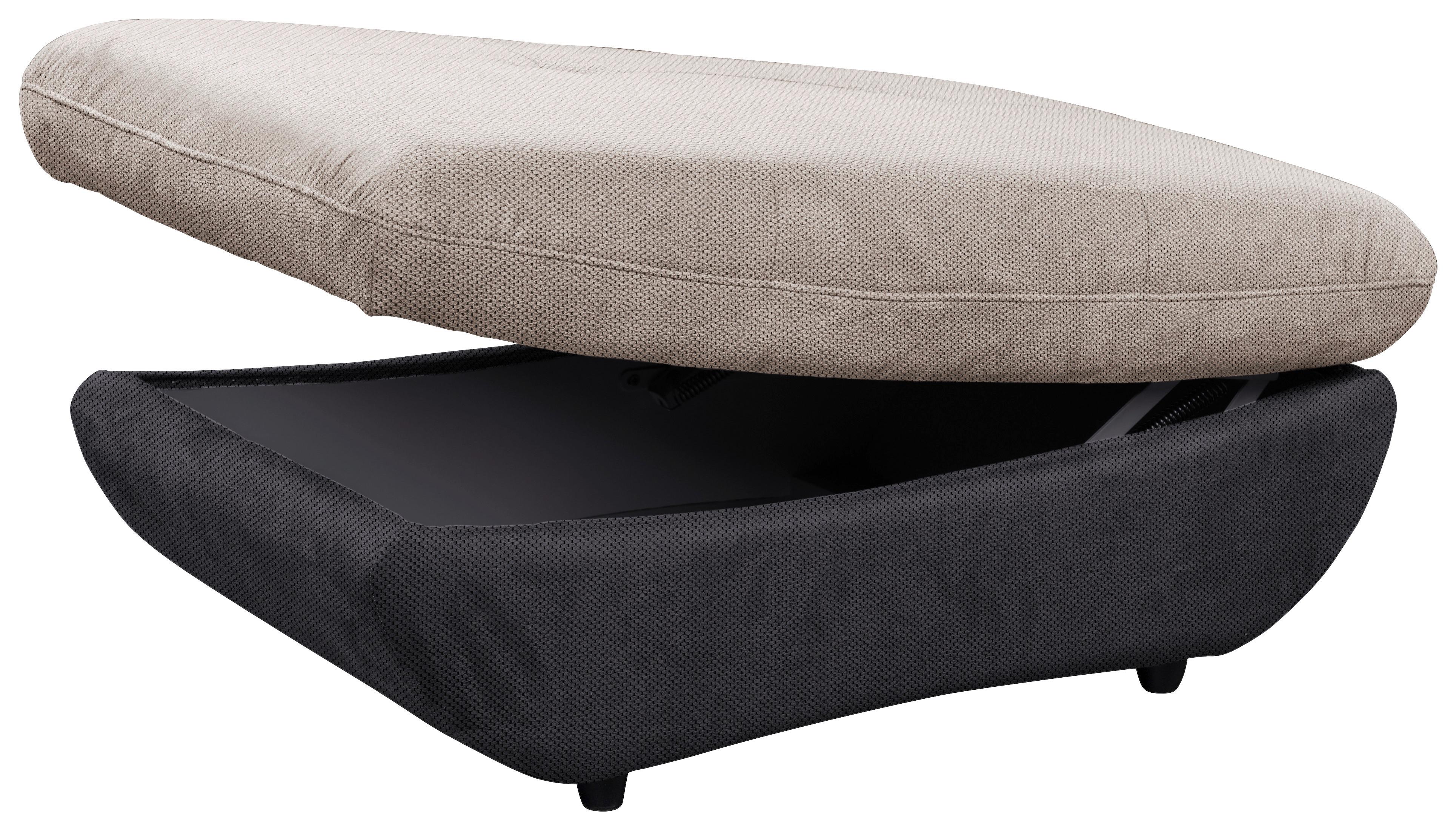 Ülőke "park" - szürke, Modern, textil (107/43/75cm)