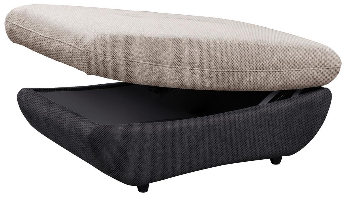 Ülőke "park" - szürke, Modern, textil (107/43/75cm)