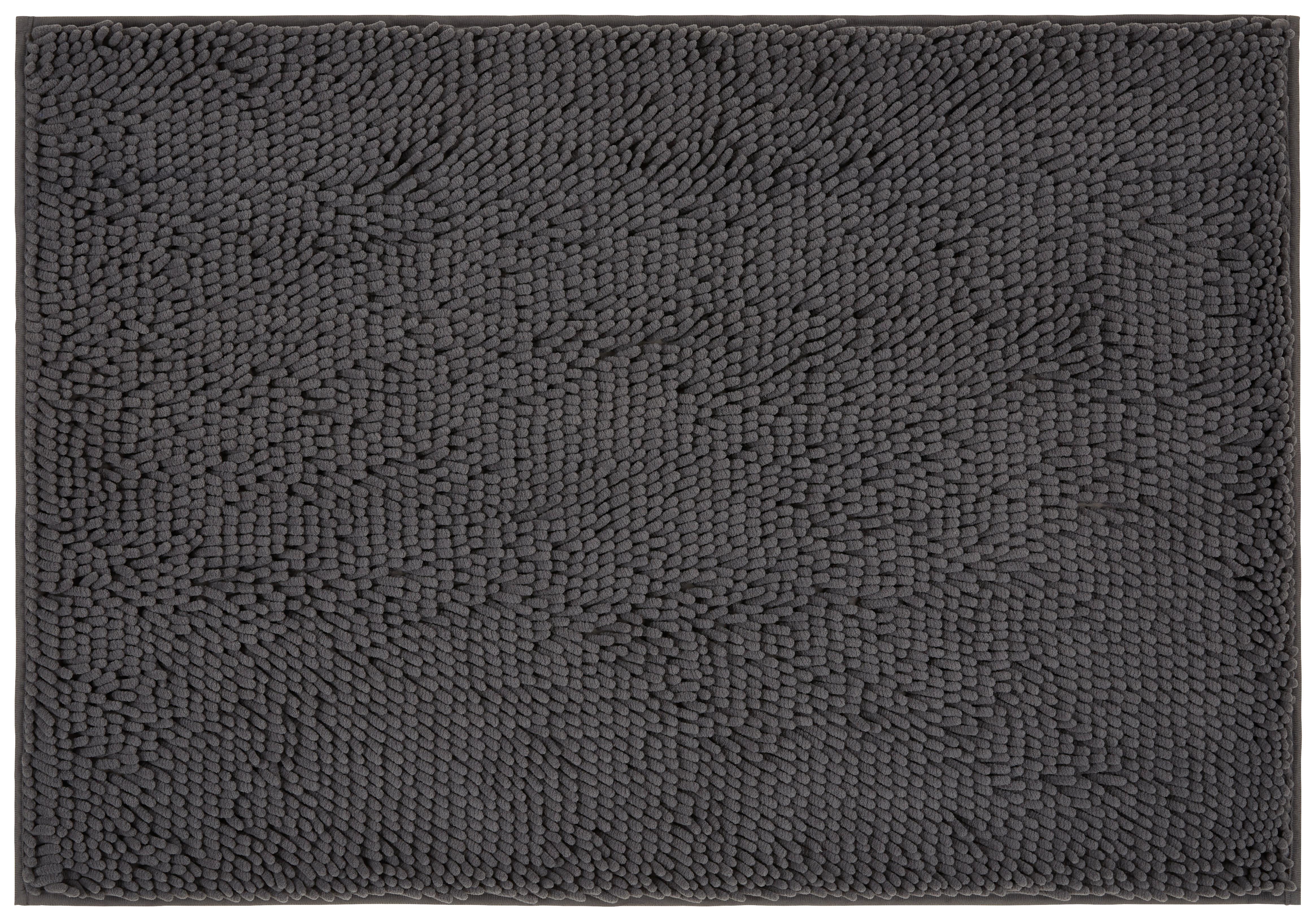 Badematte Liliane - Anthrazit, KONVENTIONELL, Kunststoff (60/90cm) - Ondega
