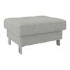 Hocker Savona - Hellgrau, MODERN, Textil (90/44/73cm) - Ondega