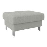 Hocker Savona - Hellgrau, MODERN, Textil (90/44/73cm) - Ondega