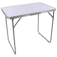 Campingtisch Galdas M Weiß B: 53 cm - Weiß, MODERN, Holzwerkstoff/Kunststoff (80/53/70cm) - Ambia Garden