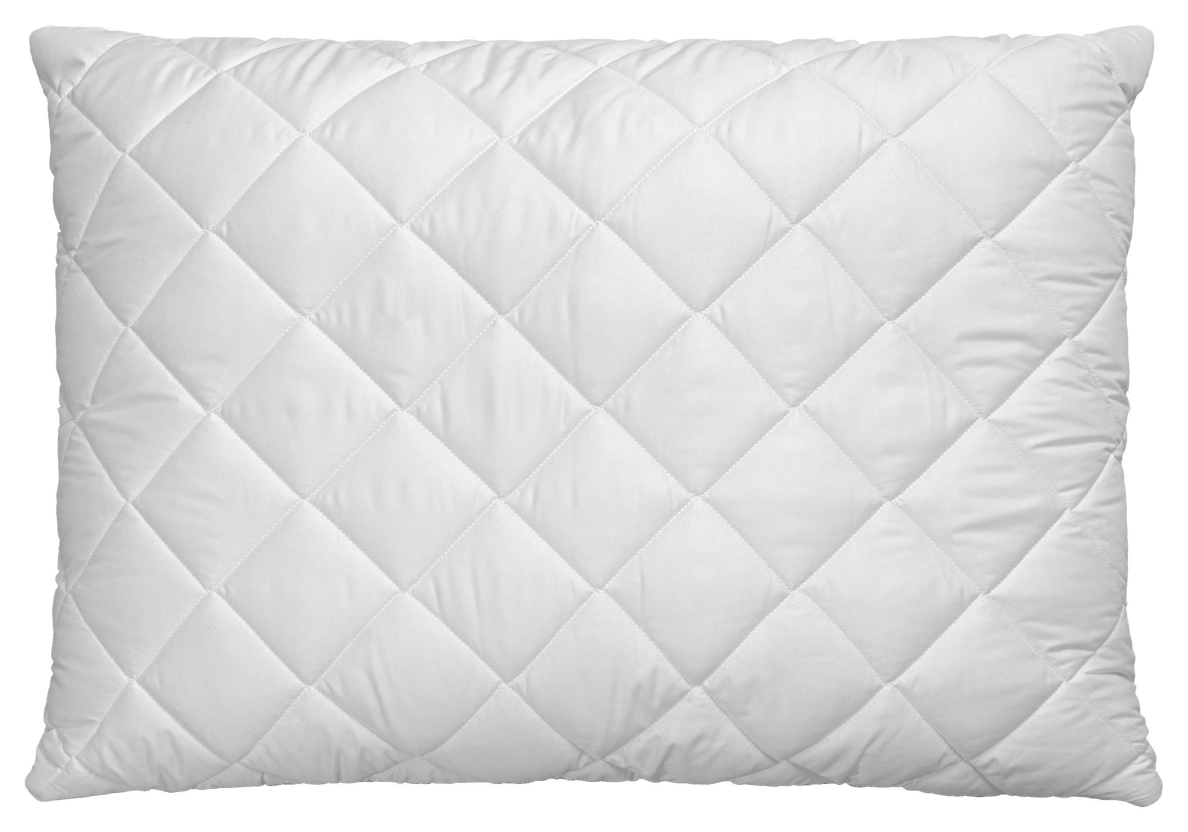 Kopfpolster Charlotta- Seitenschläfer 70x90 Cm Pes - Weiß, KONVENTIONELL, Textil (70/90cm) - Primatex