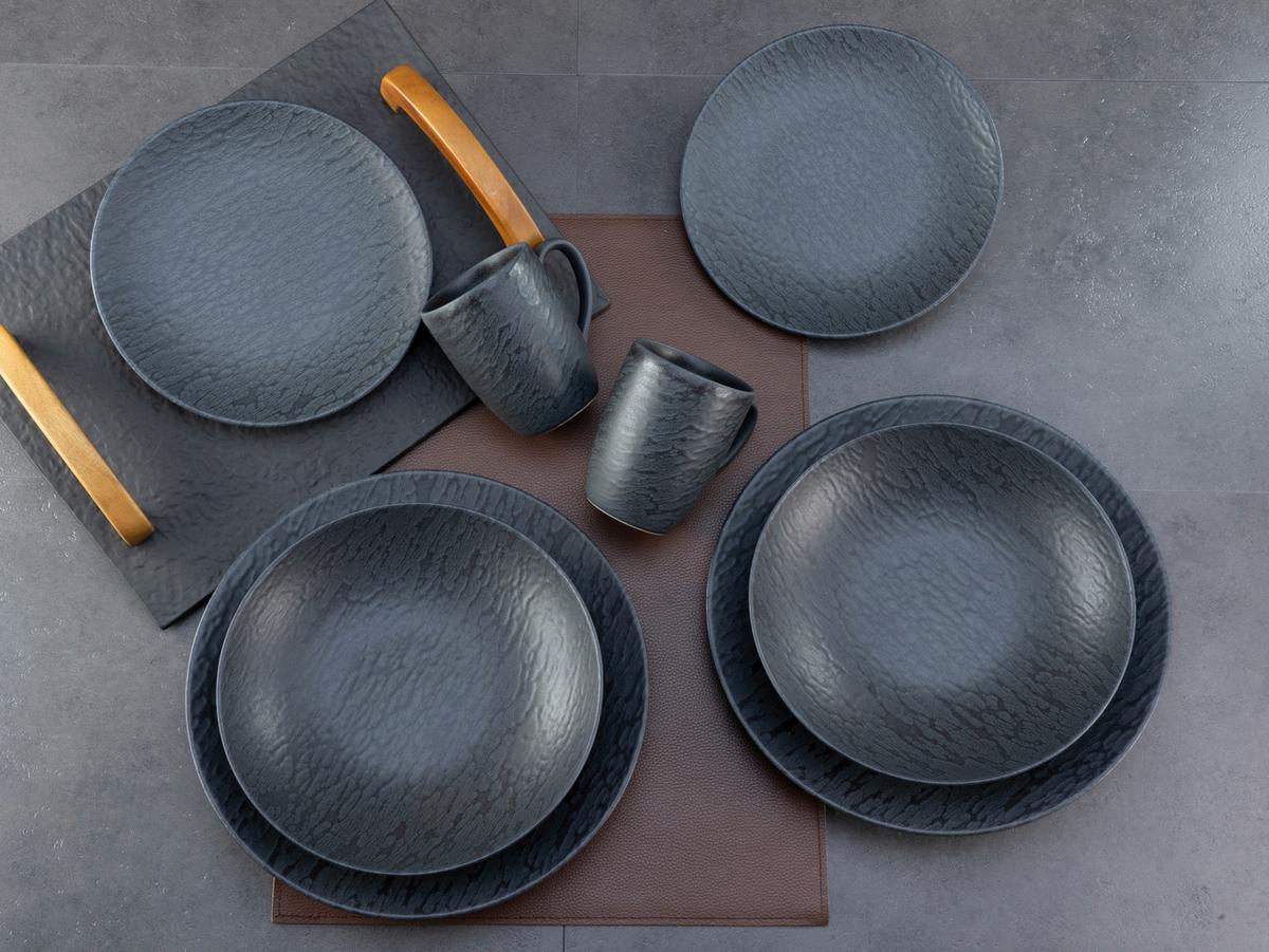 Kombinovaná souprava 16-dílné - černá, Trend, keramika - Creatable